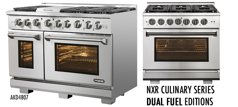 NXR Culinary Series Dual Fuel Editions